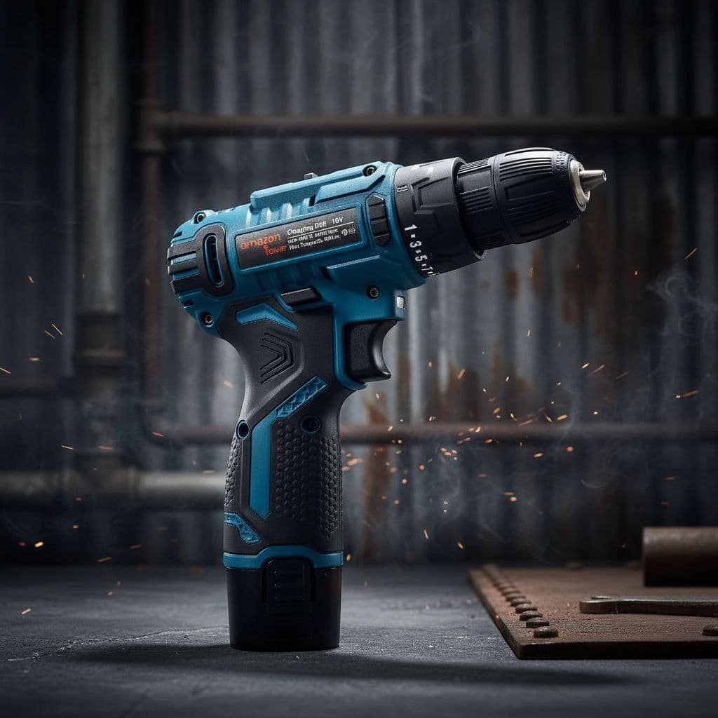 دریل شارژی وارداتی آمازون مدل AZ-022 با باتری ۱۸ ولت 12 ماه گارانتی